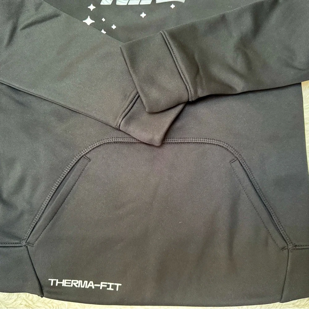 EUC - Kids Nike Black Hoodie - Size 7 - Picture 3 of 4